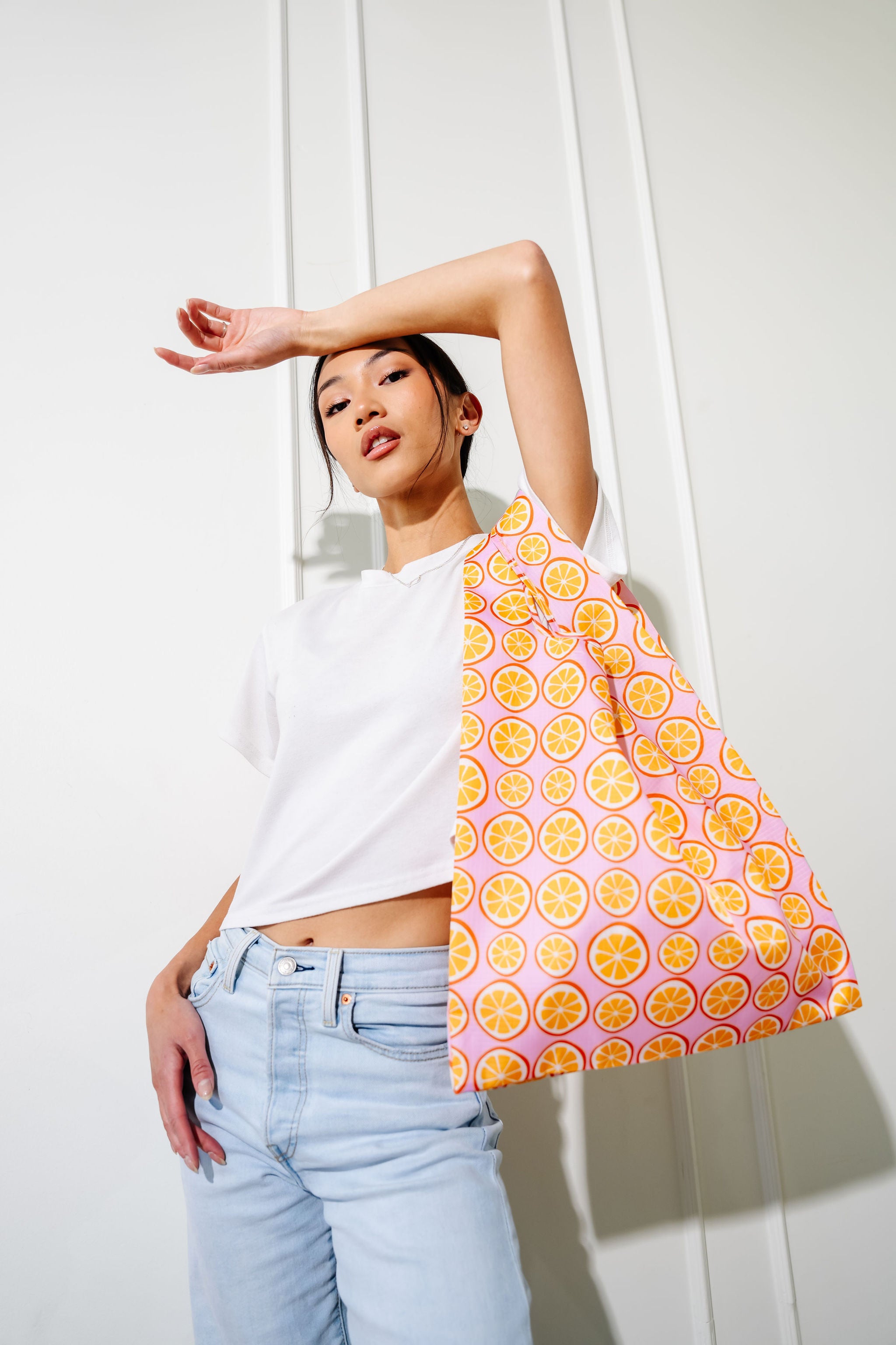 新作 oaf 韓国 FOLD WAIST DENIM パンツ OAF / FOLD WAIST DENIM